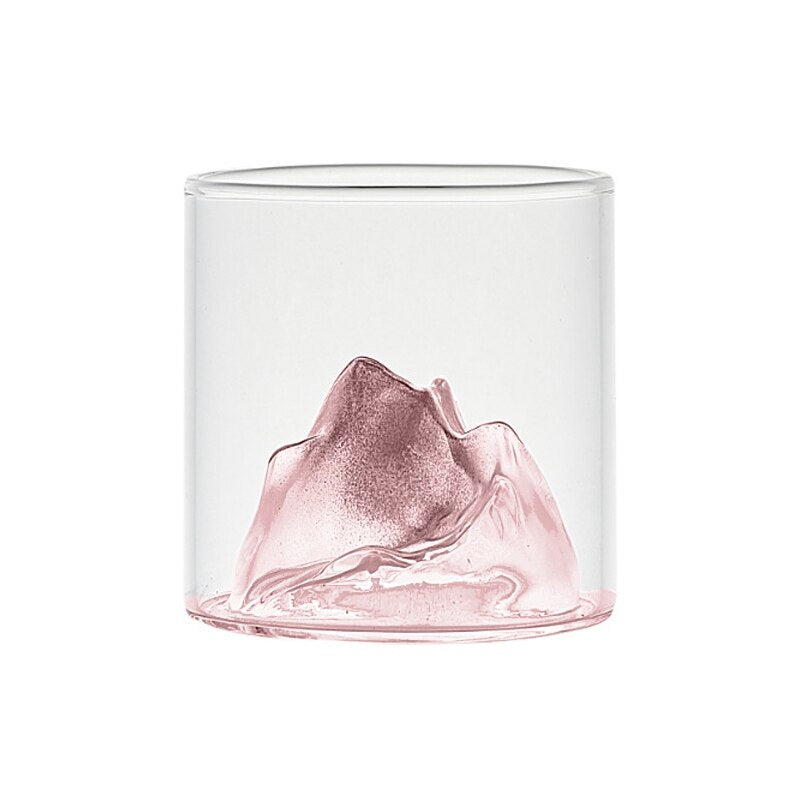Whisky Mountain Shaped Glass Cup