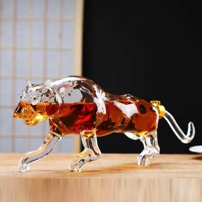 Leopard Design Wine Decanter