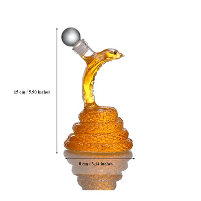 Small Snake Design Decanter For Liquor