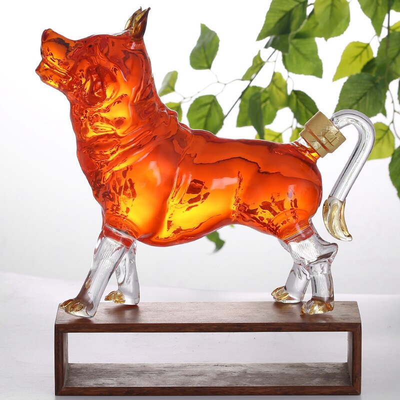 Classic Dog Shaped Liquor Decanter