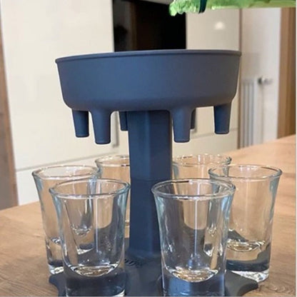 6 Shot Glass Dispenser And Holder