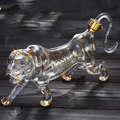 Tiger Shaped Decanter For Liquor