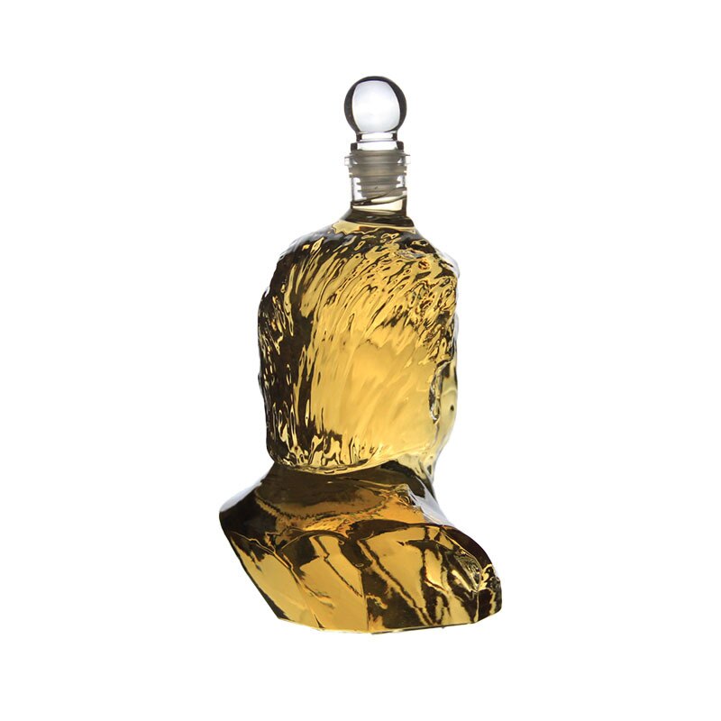 Trump Head Style Lead-Free Whiskey Decanter