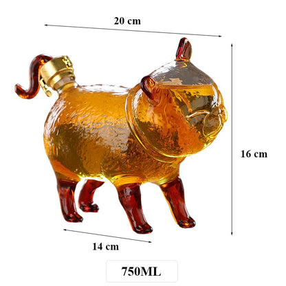 Animal Designed Classic Liquor Decanters