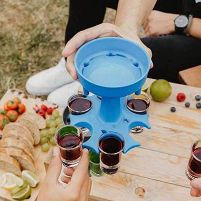 6 Shot Glass Dispenser And Holder