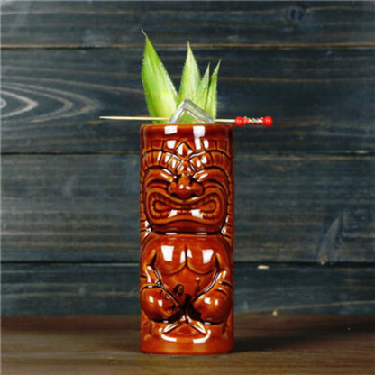 Ceramic Tribal Patterned Drink Mug