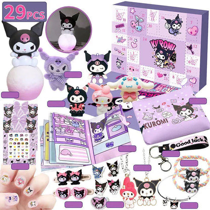 Kuromi Surprise Gift Box 29 Pieces Beautifully Designed Luxury Models For Your Baby Kuromi