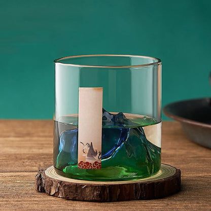Whisky Mountain Shaped Glass Cup