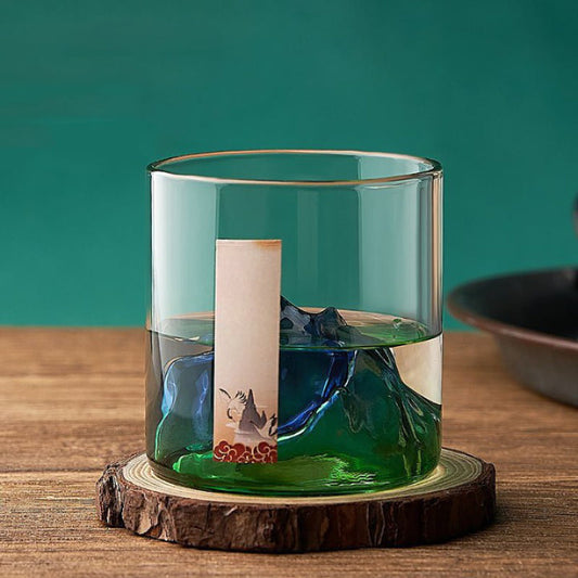 Whisky Mountain Shaped Glass Cup